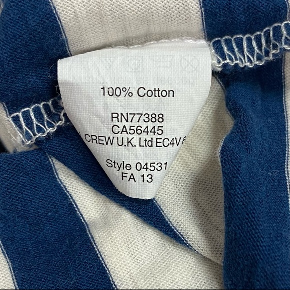 MADEWELL Navy & Orange Striped Tee - Picture 7 of 8